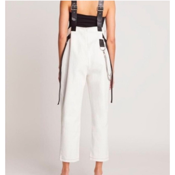Choosy Dumbo Overalls Off-white/Black Size M NWT - Picture 3 of 8